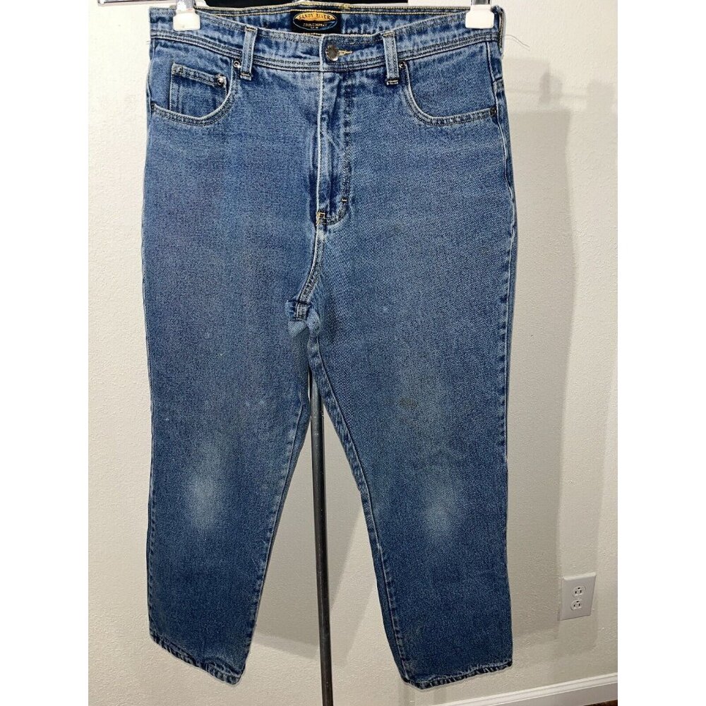 Sandy River Flannel Lined Straight Leg Jean Women 8 30X26Western Rugged Workwear